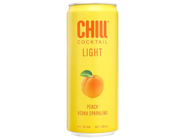 Chill Cocktail Light Peach & Vodka 330ml