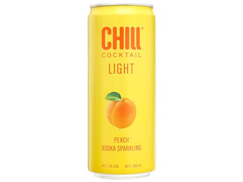 Chill Cocktail Light Peach & Vodka 330ml
