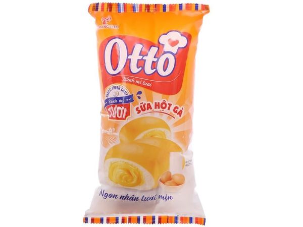 Bánh mì Otto tươi kem sữa hột gà 90g