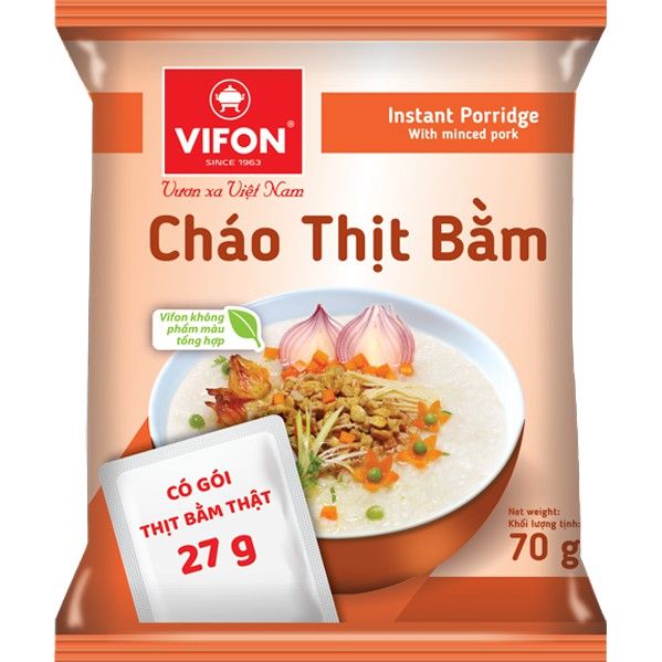 Cháo Thịt Bằm Vifon (có thịt thật) 70g