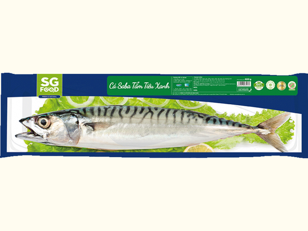 Cá saba Tiêu xanh 600-800g SG Food