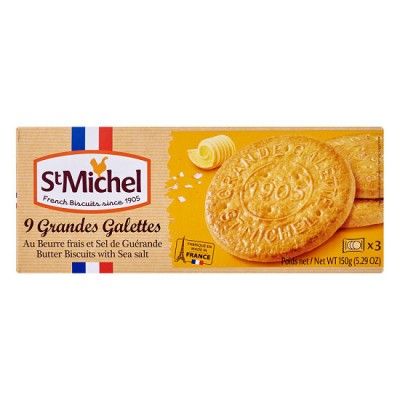 Bánh quy bơ St Michel Grande Galette vị muối 150g