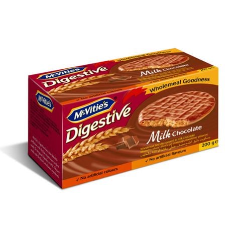 Bánh quy lúa mì  Sô cô la đen McVities Digestive 200g