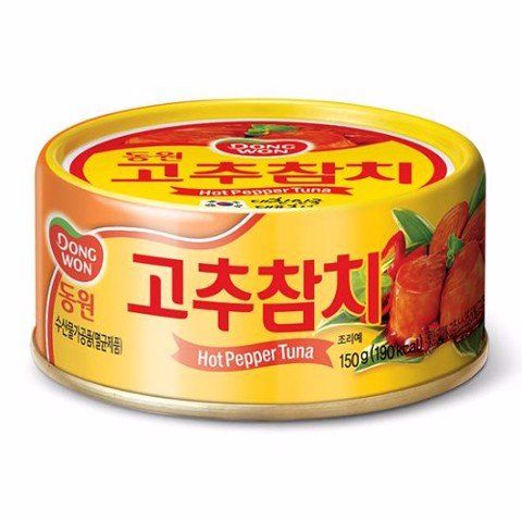 Cá ngừ ớt vị cay DongWon 150gr
