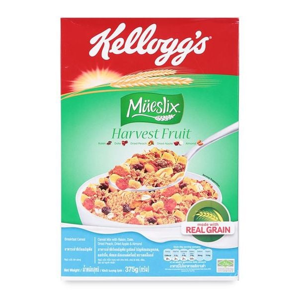 Ngũ cốc Kelloggs Mueslix Harvest Fruit 375gr