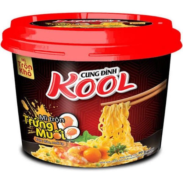 Mì cung Đình Kool mì trộn trứng muối 90g