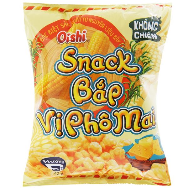 Snack bắp ngọt vị phô mai 40g Oishi – Siêu Thị Genshai
