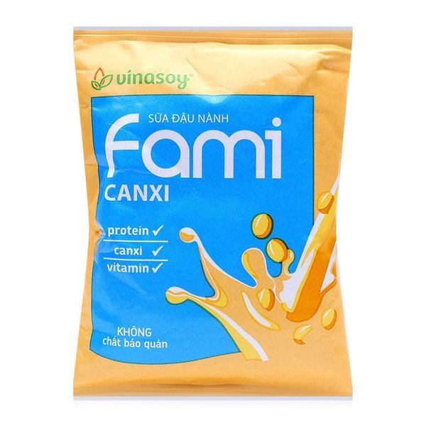 Sữa đậu nành Fami Canxi cải tiến mới 200ml