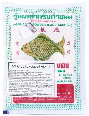 Bột rau câu Con Cá Vàng 25gr