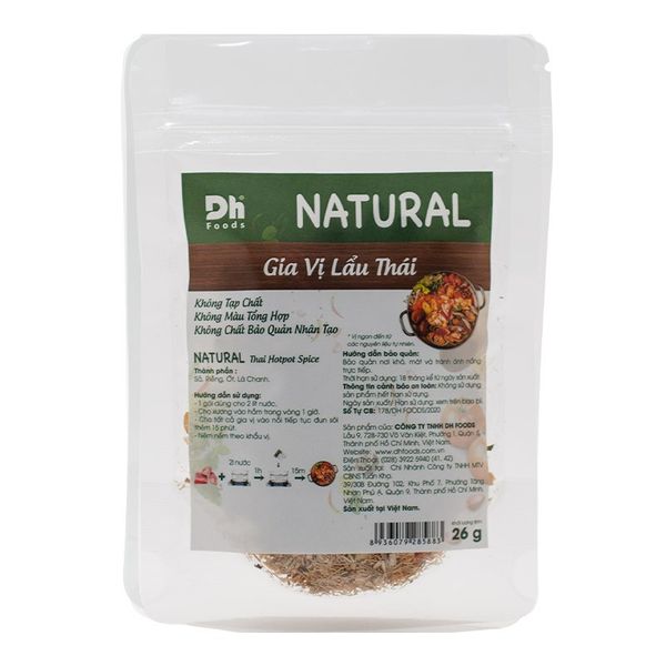 Natural Gia Vị Lẩu Thái 26gr