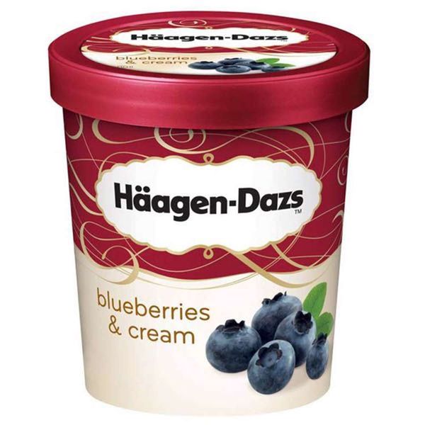 Kem Haagen-Dazs vị Việt quất và kem tươi 100ml