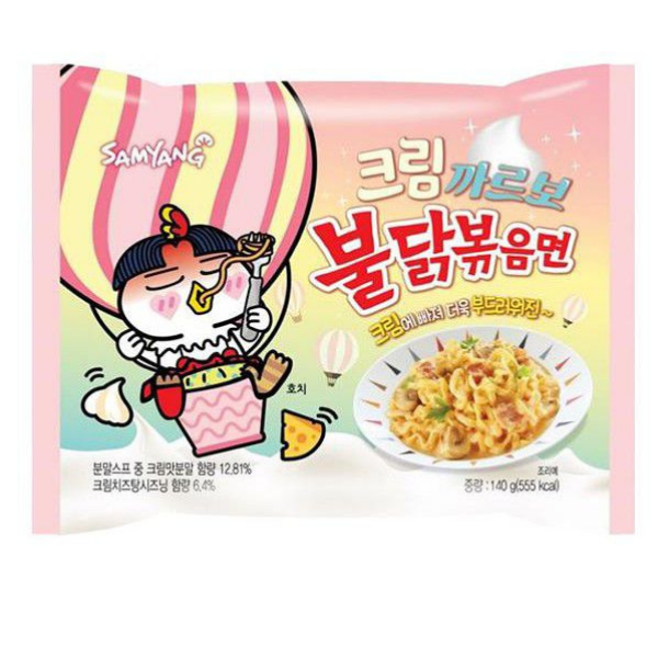 Mì Khô Gà Cay Vị Cream Carbonara Samyang 140gr Genshai