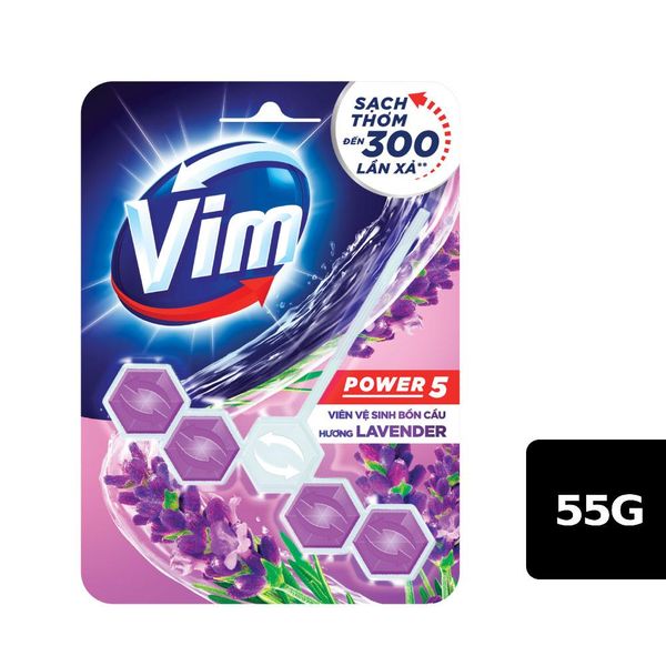 Viên Vệ Sinh Bồn Cầu Vim Hương Lavender 55g