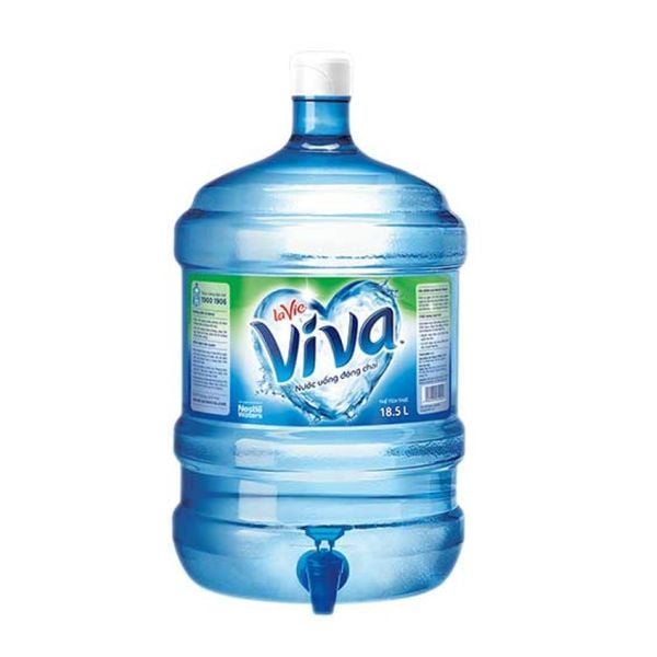 Nước tinh khiết ViVa bình 18.5L (Có vòi)