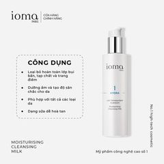 Nhũ tương tẩy trang Ioma Paris Moisturising Cleansing Milk 200ML