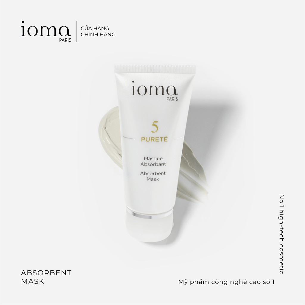 Mặt nạ kem thanh lọc và hấp thu bã nhờn Ioma Paris Absorbent Mask 50MLMặt  nạ kem thanh lọc và hấp thu bã nhờn Ioma Paris Absorbent Mask 50ML – IOMA  Shop