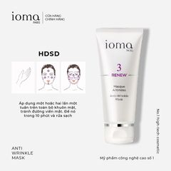 Mặt nạ săn chắc và căng bóng da Ioma Paris Anti Wrinkle Mask 50ML