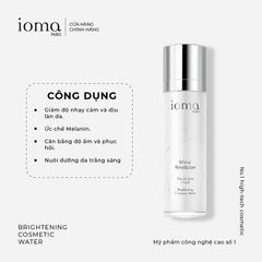 Dung dịch tăng tính năng trắng sáng da Ioma Paris Brightening Cosmetic Water 140ML