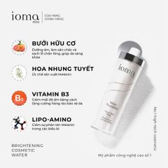 Dung dịch tăng tính năng trắng sáng da Ioma Paris Brightening Cosmetic Water 140ML
