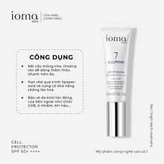 Kem chống nắng tái tạo tế bào Ioma Paris Cell Protector SPF 50+PA++++ 30ML