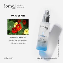 Serum dạng xịt chống ánh sáng xanh, cấp ẩm cho da Ioma Paris City Mist 50ML