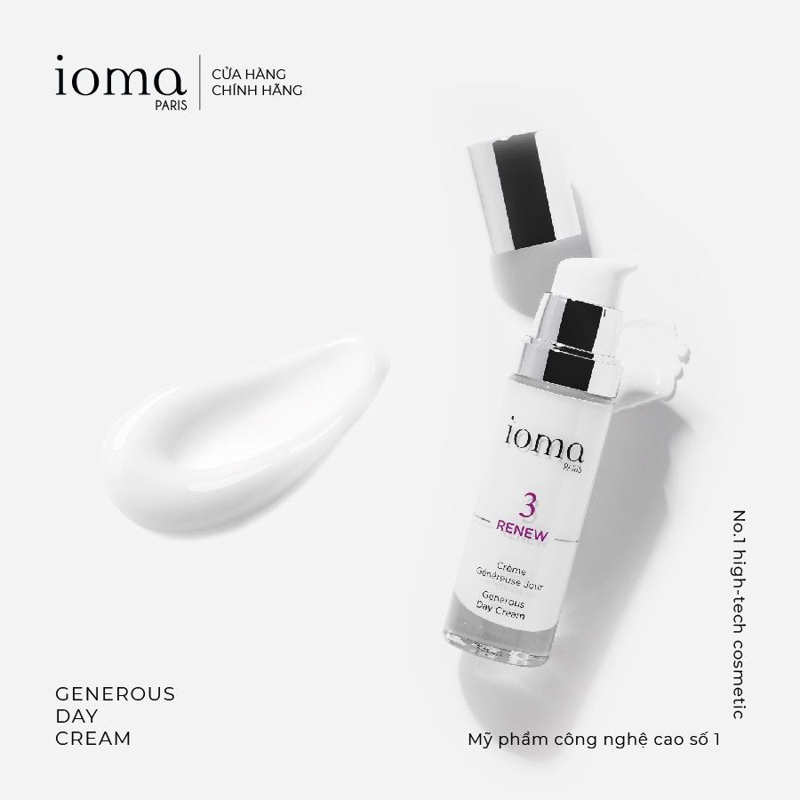 Kem trẻ hóa da ban ngày Ioma Paris Generous Day Cream 30ML