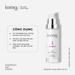 Kem trẻ hóa da ban ngày Ioma Paris Generous Day Cream 30ML