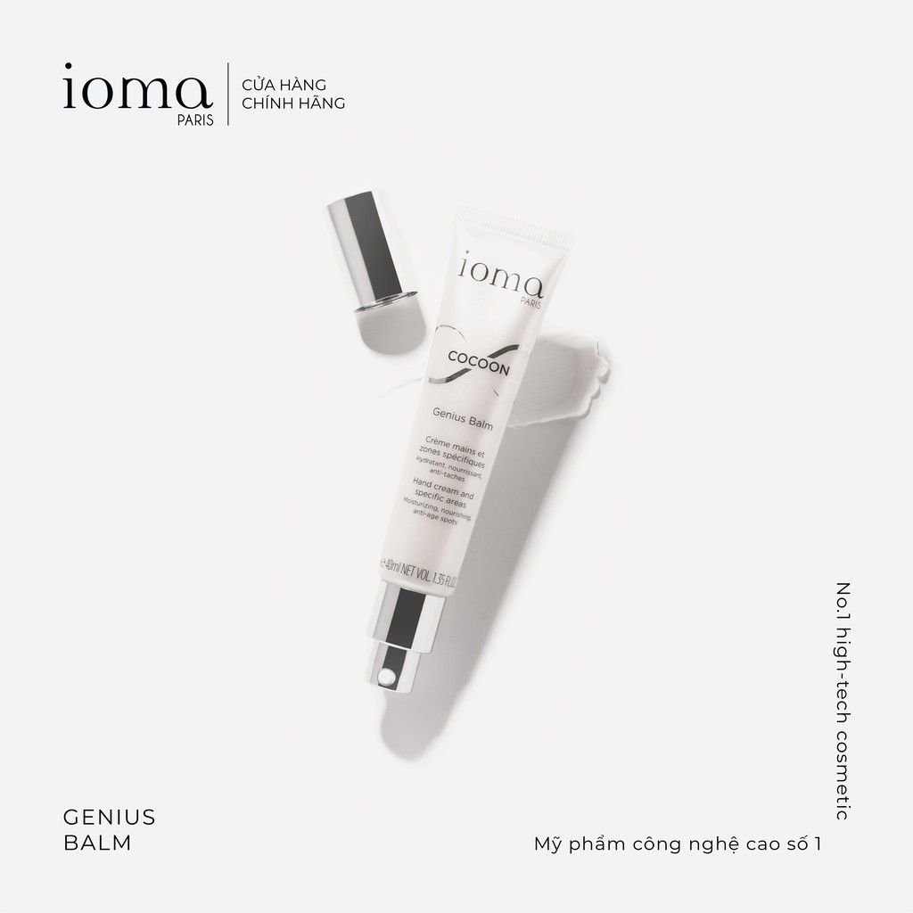 Kem dưỡng thẩm thấu nhanh cho tay và vùng da khô Ioma Paris Genius Balm 40ML