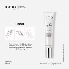 Kem dưỡng thẩm thấu nhanh cho tay và vùng da khô Ioma Paris Genius Balm 40ML