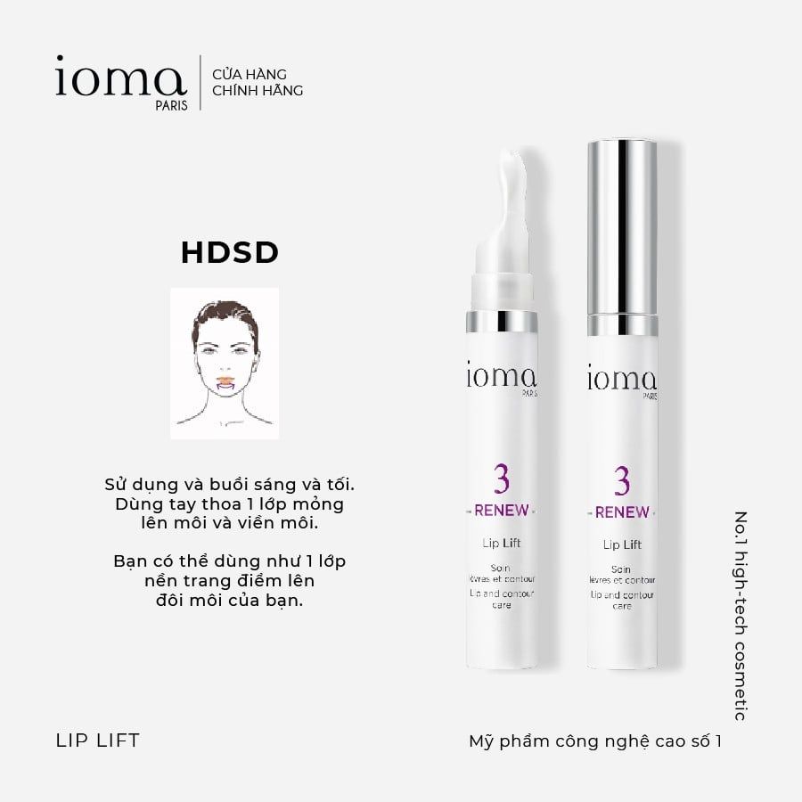 Botox dưỡng săn chắc môi Ioma Paris Lip Lift 15ML