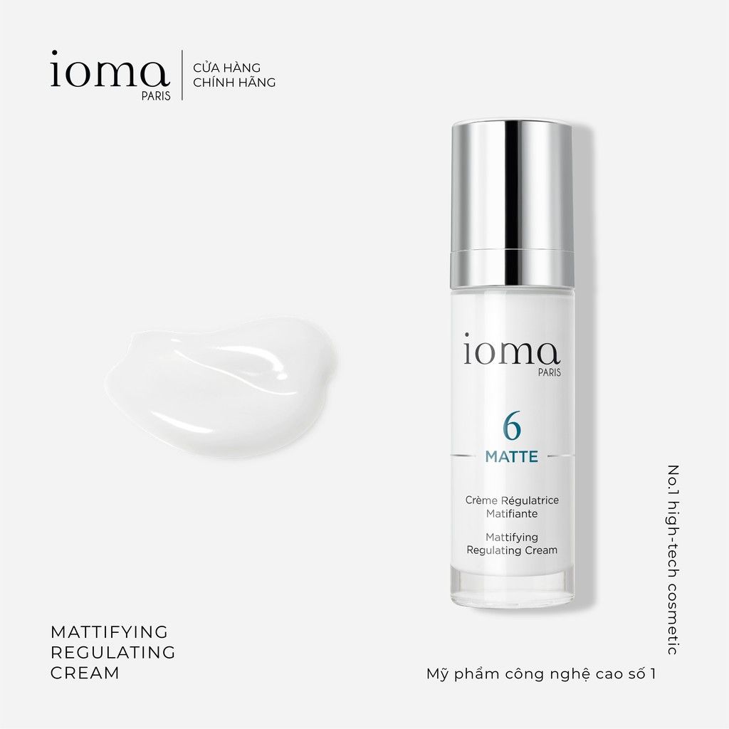 Kem điều tiết bã nhờn trên da Ioma Paris Mattifying Regulating Cream Day and Night 30ML