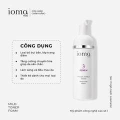 Sữa rửa mặt Toner tái tạo màng Hydrolipid Ioma Paris Mild Toner Foam 150ML