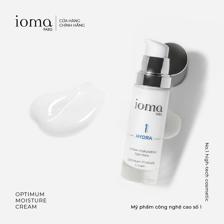 Kem dưỡng Hyaluronic Ioma Paris Optimum Moisture Cream - Day and Night 30ML