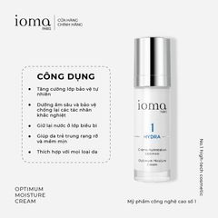 Kem dưỡng Hyaluronic Ioma Paris Optimum Moisture Cream - Day and Night 30ML