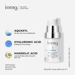 Tinh chất Hyaluronic  Ioma Paris Optimum Moisture Serum 15ML