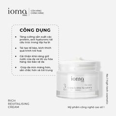 Kem kích thích collagen cho da lão hóa Ioma Paris Rich Revitalising Cream