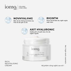 Kem kích thích collagen cho da lão hóa Ioma Paris Rich Revitalising Cream