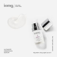 Serum trẻ hóa da toàn diện Ngày và đêm Ioma Paris Ultimate Generous Serum 15ML