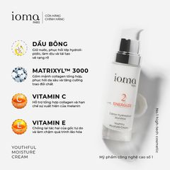 Kem kích hoạt trẻ hóa xóa nhăn ngày & đêm Ioma Paris Youthful Moisture Cream - Day and Night 30ML