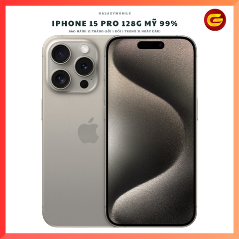  iPhone 15 Pro 128G Mỹ 99% 