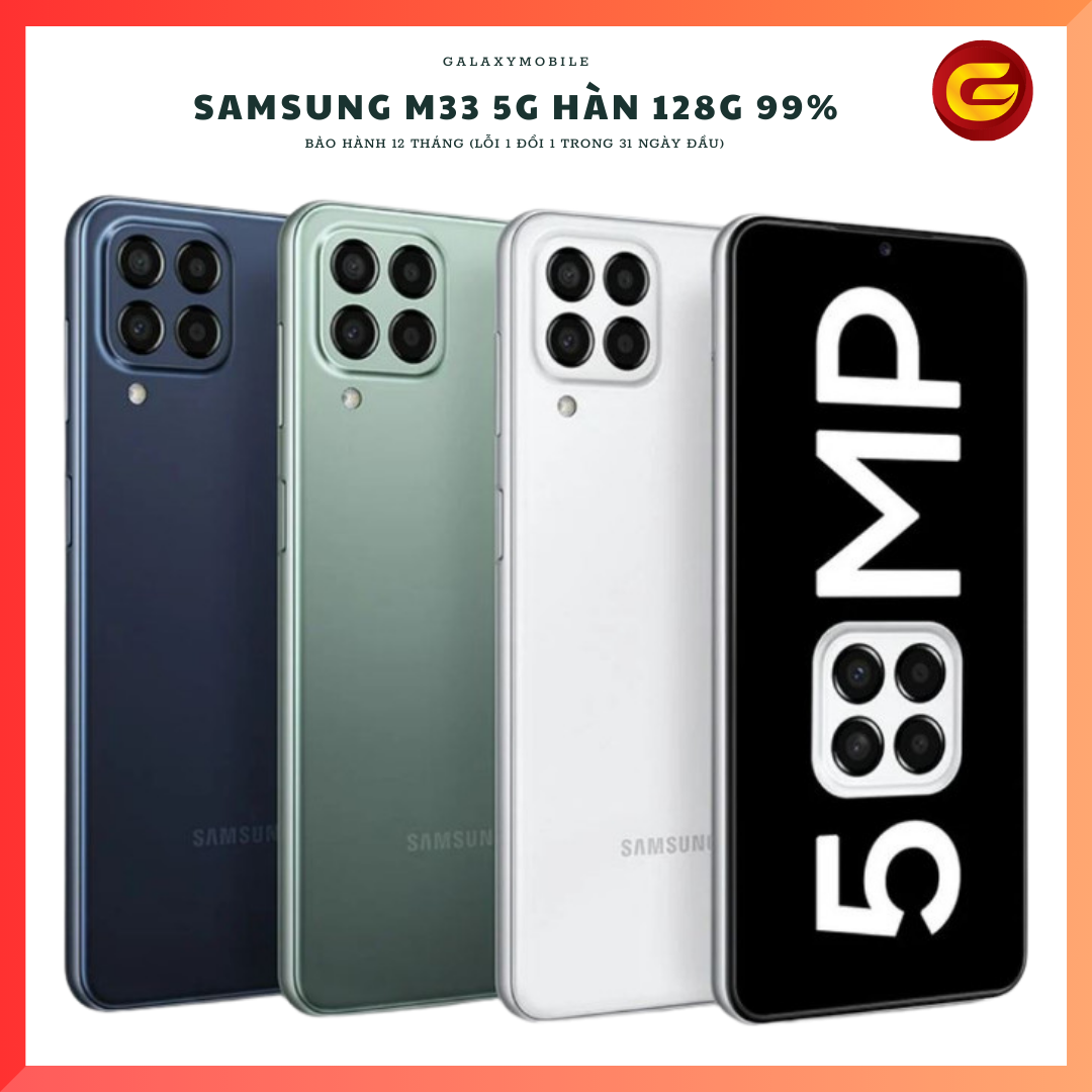 Samsung M33 5G Hàn Ram 6/128G 99%