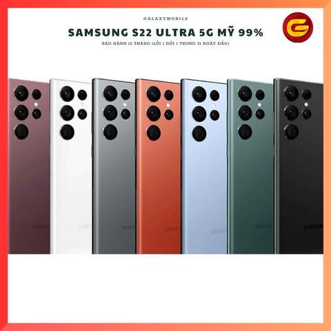  Samsung S22 Ultra Mỹ 128G 99% 