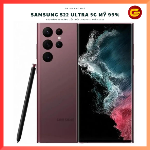  Samsung S22 Ultra Mỹ 128G 99% 