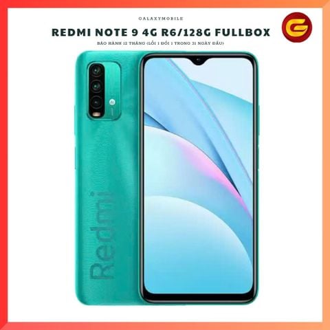  Redmi Note 9 4G 6/128 Fullbox 