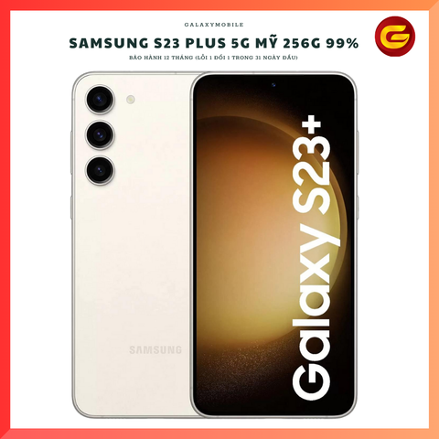  Samsung S23 Plus 5G Mỹ Ram 8/256G 99% 