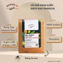 Cà phê Túi Lọc Drip Bag 100% Arabica Rang Vừa