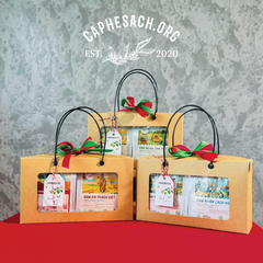 Hộp Quà Tặng 1 Gói Arabica và 1 Gói Summer Day 250G Hạt