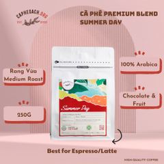 Hộp Quà Tặng 1 Gói Arabica và 1 Gói Summer Day 250G Hạt