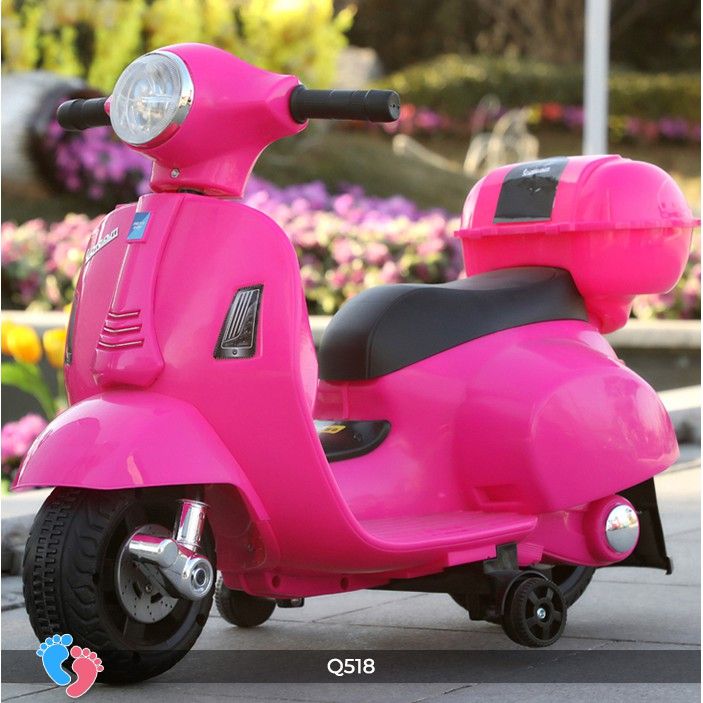  Xe máy điện Vespa cho bé BABY PLAZA Q518 