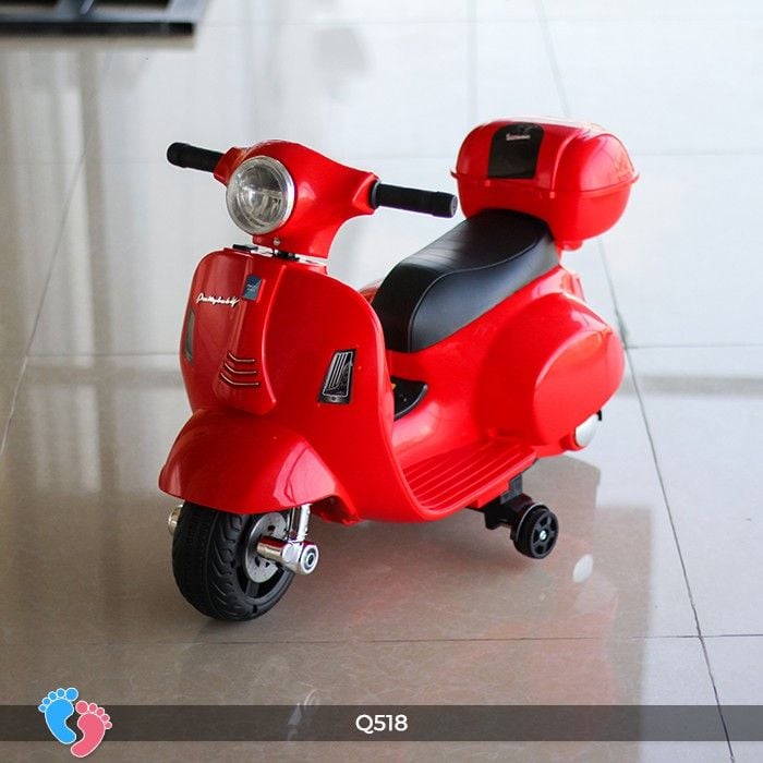  Xe máy điện Vespa cho bé BABY PLAZA Q518 